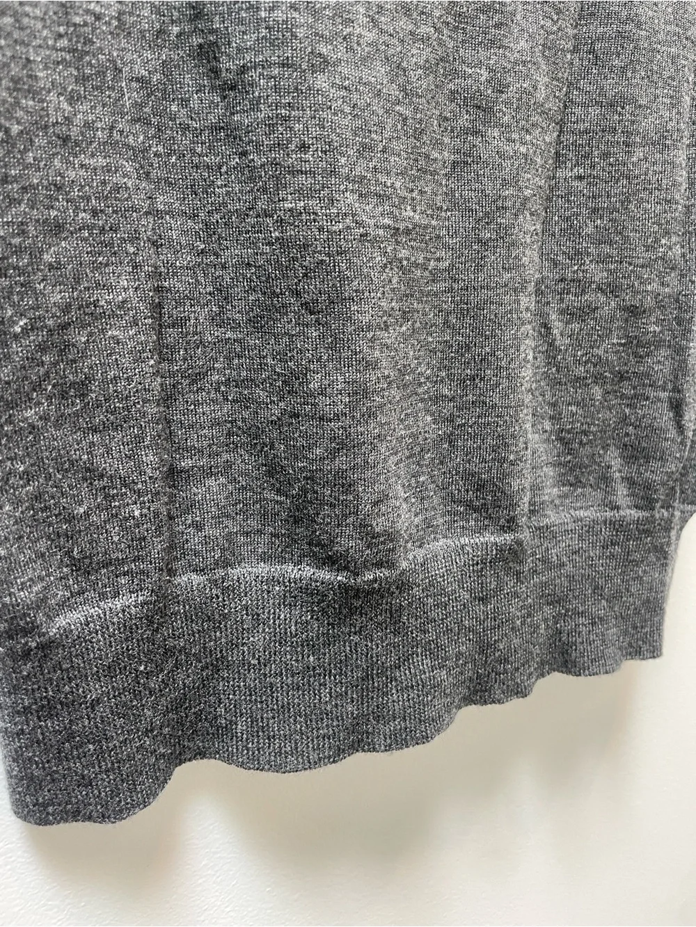 J. Crew Charcoal Gray 100% Merino Wool Sweater Size XS